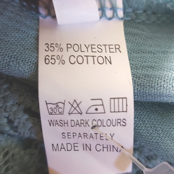 3 for $25- Robin's Egg Blue Blouse. Size small. - Picture 10 of 10